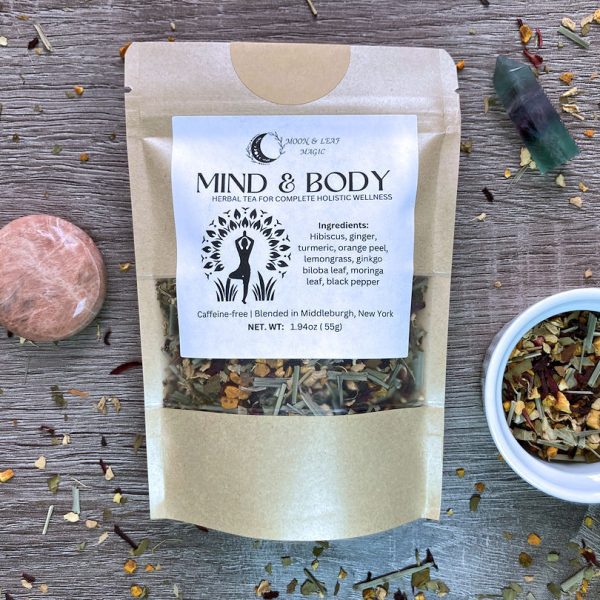 Mind & Body Herbal Tea w/ Ginger, Turmeric, Hibiscus, and Orange Peel