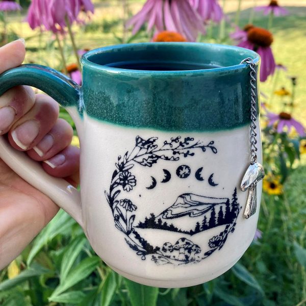 Moon & Mountain Magic - Handcrafted Mug